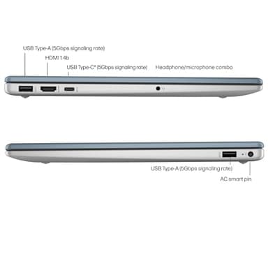 HP 15.6 inch Touchscreen Laptop Computer for Business & Home Student, Intel Processor 8-Core, 32GB DDR4 RAM, 1TB PCIe SSD, WiFi 6, BT 5.4, FHD, Copilot Key, Moonlight Blue, Windows 11 Pro, Type-C HUB - Image 8
