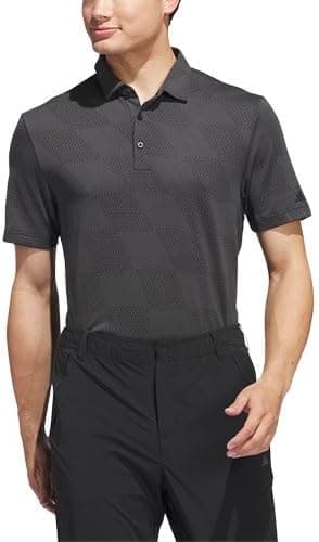 Adidas Mens Ultimate365 Textured Jacquard Polo Shirt - Image 4