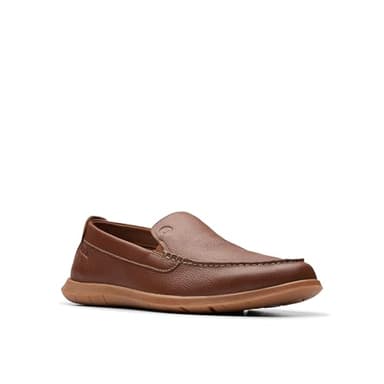 Clarks Men's Flexway Step Moccasin, Light Brown, 10.5 - Image 8