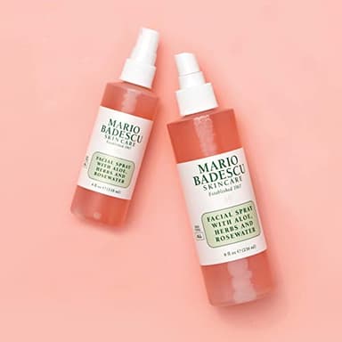 Mario Badescu Facial Spray with Aloe, Herbs and Rose Water for All Skin Types, Face Mist that Hydrates, Rejuvenates & Clarifies, 4 FL OZ & 2 FL OZ Combo - Image 5