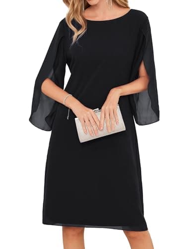 GRACE KARIN Elegant Women Dresses Summer 2024 Formal Dresses Black 12 - Image 1