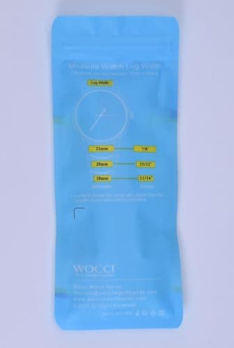 WOCCI 18mm Watch Band for Men and Women, Genuine Leather - Top Grain Leather, Quick Release Strap, Golden Buckle (Golden Brown) - Image 10