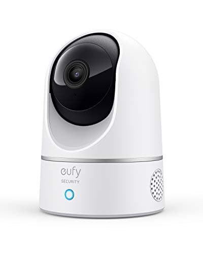 eufy Security Indoor Cam E220, Camera for home Security, Pan & Tilt, Dog/Pet Camera, 2K Wi-Fi Plug-in, Motion Tracking, Motion Only Alerts, Night Vision, HomeBase 3 Compatible, Voice Assistant Support - Image 1