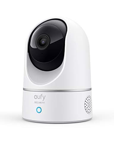 eufy Security Indoor Cam E220, Camera for home Security, Pan & Tilt, Dog/Pet Camera, 2K Wi-Fi Plug-in, Motion Tracking, Motion Only Alerts, Night Vision, HomeBase 3 Compatible, Voice Assistant Support - Image 1