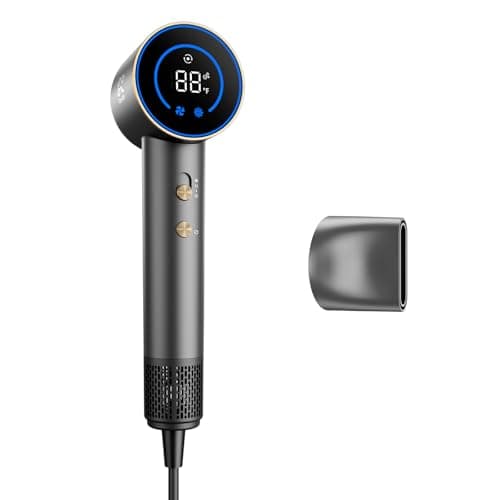Fanttik Solo SonicDry H10 APEX 80% Faster Drying with 110,000 RPM Brushless Motor Hair Dryer, 56dB Low-Noise, 0.74lb Ultra-Light Blow Dryer, Ionic Tech for Travel, Home, Salon - Grey - Image 1