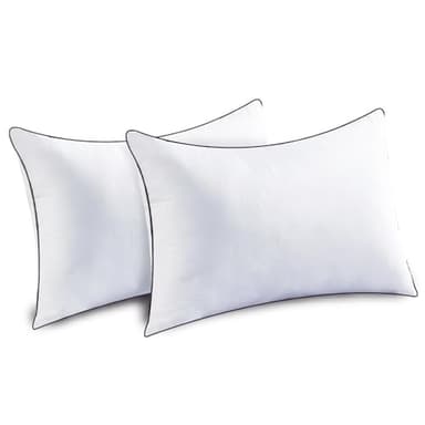 JOLLYVOGUE Bed Pillows Standard Size Set of 2, Cooling and Supportive Full Pillow 2 Pack for Side and Back Sleepers, Down Alternative Hotel Collection Sleeping Pillows, 26x20 Inches - Image 1