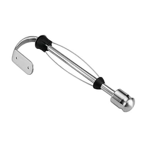 Kamenstein Perfect Tear Wall Mount Paper Towel Holder, Patented Design for One-Handed Use, Rounded Finial, 14-Inch, Brushed Silver Metal Finish - Image 1