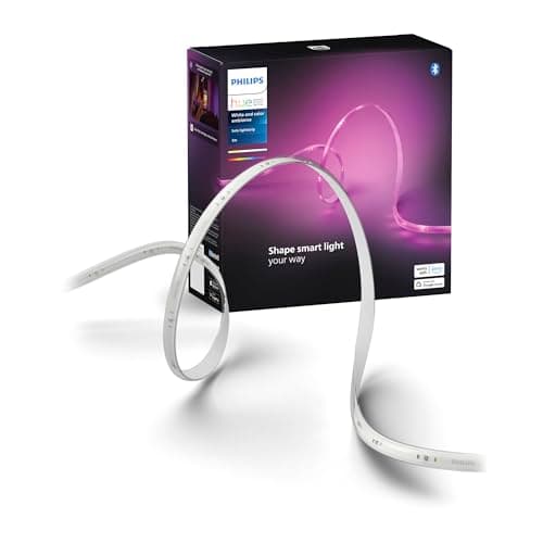 Philips Hue Indoor 10 Ft Smart LED Solo lightstrip Base Kit - 1 Pack - Control with Hue App - Compatible with Alexa, Google Assistant and Apple HomeKit - Image 1