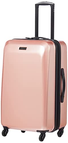 American Tourister Moonlight Hardside Expandable Luggage with Spinner Wheels, Rose Gold, Checked-Large 28-Inch - Image 1
