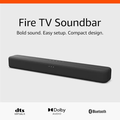 Amazon Fire TV Soundbar, 2.0 speaker with DTS Virtual:X and Dolby Audio, Bluetooth connectivity - Image 7
