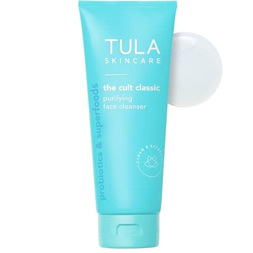 TULA Skin Care Cult Classic Purifying Face Cleanser - Supersize, Gentle and Effective Face Wash, Makeup Remover, Nourishing and Hydrating, 6.7 oz. - Image 1