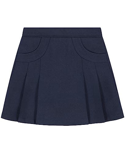 Nautica Girls' School Uniform Pleated Scooter with Pockets, Navy, 10 - Image 1