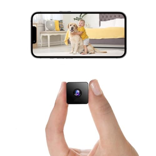 Vitreousleaf Mini Camera, 1080P HD Indoor, Cameras for Home Security, USB Charger Indoor Wireless WiFi Security Control pet Camera, Baby/anny Monitor, with Night Vision Function A4