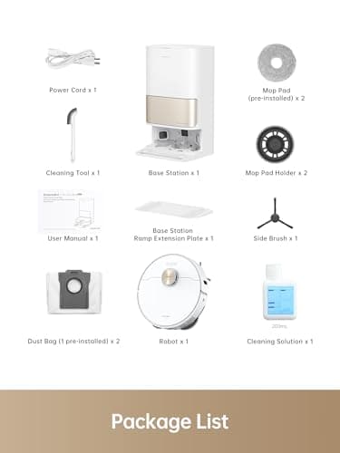 DREAME L10s Pro Ultra Heat Robot Vacuum and Mop Combo, Mop Extend, 7000Pa Suction, Auto Robot Care and Maintenance, 136°F Hot Water Mop Self-Cleaning, Obstacle Avoidance, Ideal for Hair, Carpets - Image 8