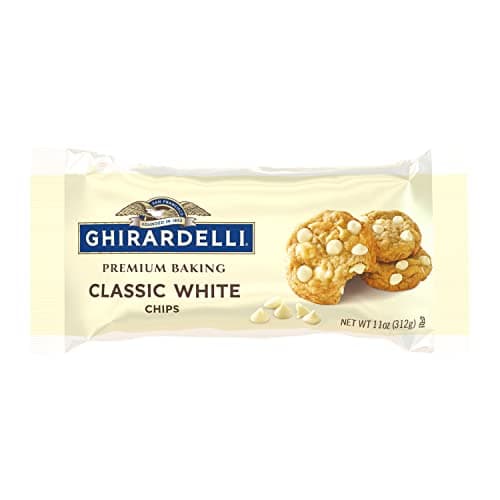 GHIRARDELLI Classic White Vanilla Flavored Premium Baking Chips, 11 OZ Bag (6 Bags) - Image 1
