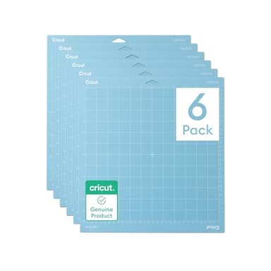 Cricut LightGrip Mat Pack (6 Count, 12in x 12in) - for Explore & Maker Machines - Ideal for Standard Paper, Light cardstock & More - Image 1