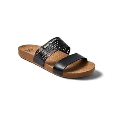 Reef Cushion Vista Perf Sandals - Women's, Black/Tan 9 M - Image 2