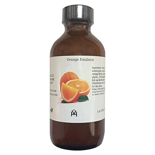 OliveNation Orange Flavor Emulsion for Baking, Water Soluble, Kosher, Gluten Free, Vegan - 4 ounces - Image 1