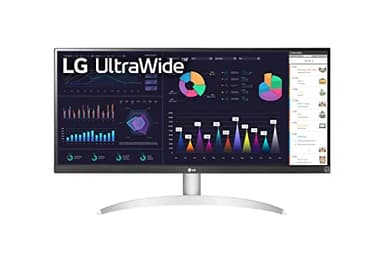LG UltraWide FHD 29-Inch Computer Monitor 29WQ600-W, IPS with HDR 10 Compatibility, AMD FreeSync, and USB Type-C, White/Silver - Image 1