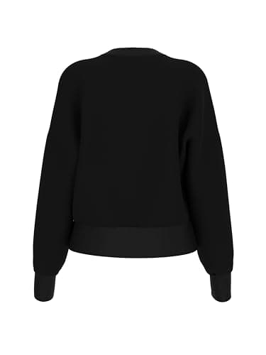 GUESS Women's Midge Sweatshirt, Jet Black - Image 4
