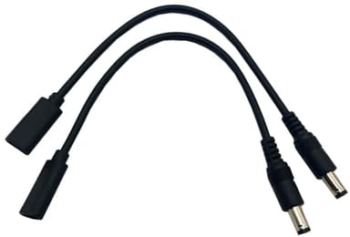 Traovien DC 5.5mm x 2.1mm to USB C Power Cable,5V 3A DC 5521 Male to USB Type-C Female Power Jack Extension Charge Cord for Phones Table- 22cm(2Pcs) (5521M /TypeC F) - Image 9