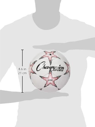 Champion Sports Viper Soccer Ball, Size 5 – Soft Touch TPU Cover, Airlock Bladder – Ages 12 & Up – Blue/Black/White - Image 3