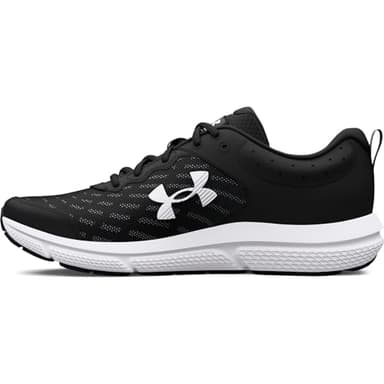 Under Armour Men's Charged Assert 10, (001) Black/Black/White, 7.5, US - Image 3