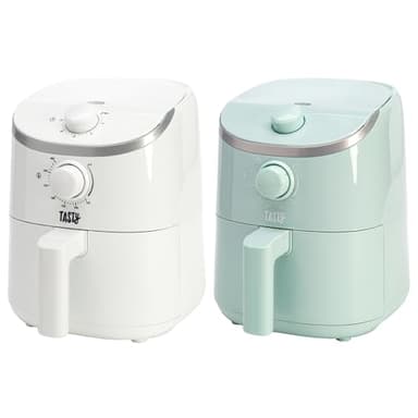 Tasty Personal Air Fryer, Healthier Meals in Minutes, Adjustable Temp Control up to 400°F, Easy-to-Use Design, Nonstick Basket and Tray Made without PFAS, PFOA, PFOS & PTFE, 900 Watts, 2-Quart, Aqua - Image 7