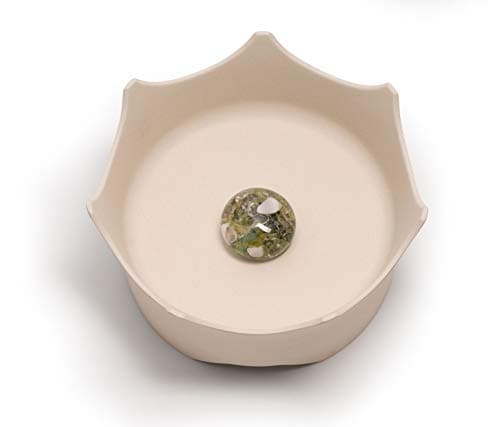 CrownJuwel by VitaJuwel Bowl | Crystal Water for Cats & Dogs | Cloud White - Image 1