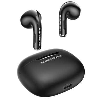 Monster N-Lite 208 Wireless Earbuds, Bluetooth Earbuds Touch Control, Bluetooth Headphones with 30H Playtime, Wireless Headphones Type-C Fast Charging, Clear Call, Comfortable Fit for Running - Image 1