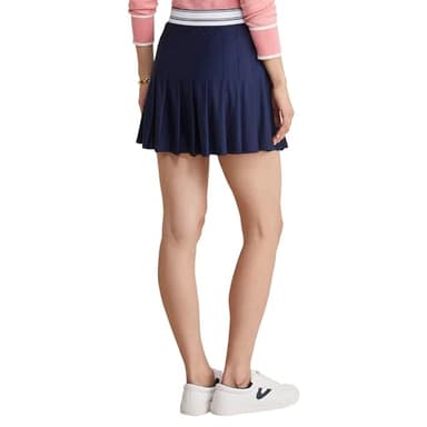 vineyard vines Women's Pleated Athletic Skort, Nautical Navy - Image 2