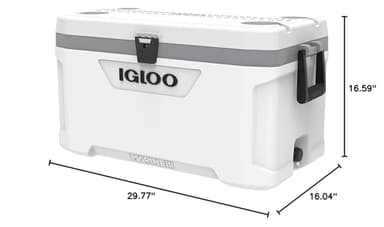 Igloo 70 QT Latitude Marine Ultra White Cooler - Image 2