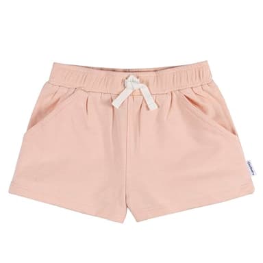 Gerber Baby Girls' 3-Pack Knit Shorts, Grey - Image 3