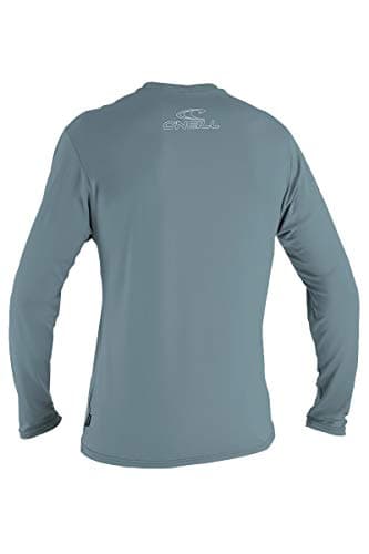 O' NEILL Men's Standard O'Neill Basic Skins UPF 50+ Long Sleeve Sun Shirt, Dusty Blue, Small - Image 4