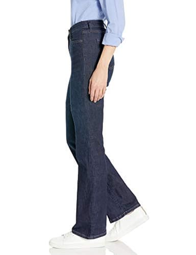 Amazon Essentials Women's Mid-Rise Stretchy Slim Bootcut Jean - Discontinued Colors, Dark Wash, 20 Long - Image 3