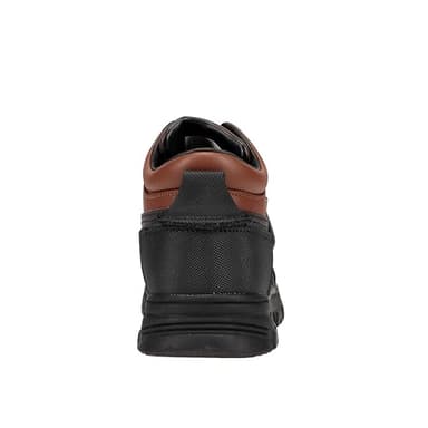 Polo Ralph Lauren Boy's Dover Boot Sneaker, Chocolate/TAN, 4 Toddler - Image 3