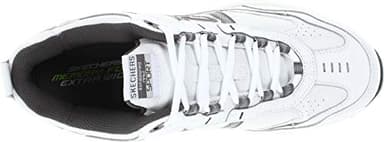 Skechers Men's Vigor 2.0 Serpentine Sneaker, White/Charcoal, 10.5 M US - Image 4