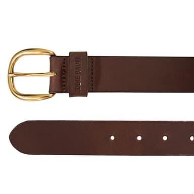 Eddie Bauer Women Casual Belts with Durable Metal Buckle, Classic Leather-Brown, XX-Large - Image 2