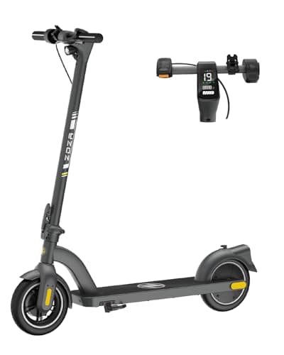 Electric Scooter ZD01,500W Peak Motor & 19MPH Electric Scooter Adults, 12-15 Mi Range Electric Kick Scooters, 8.5" Solid Tires, E-Lock& E-Horn, Lightweight Foldable Escooter for Commuter - Image 1