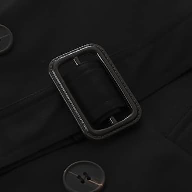 LJYH Big Boys Classic Peacoats Dress Coats Children Fall Toggle Trench Jackets Black 7/8yrs - Image 5