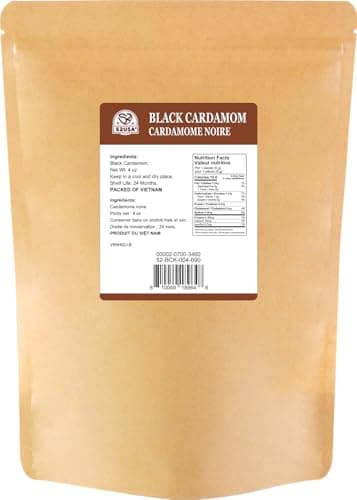 52USA Black Cardamom Pods, 4oz in Kraft Bag, NON GMO Verified, Black Cardamom Seeds - 100% Pure, Aromatic & Natural, Whole Cardamom Pods for Authentic Asian, Indian, and Global Cooking - Image 7