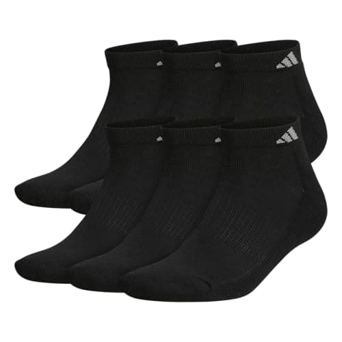 adidas Mens Athletic Cushioned Low Cut Ankle Socks (6-Pair Pack) - Image 1