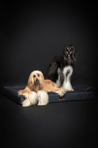 NOAH & PAW Giant Dog Bed XXL 55x45x9.5 Inch, Orthopedic Dog Beds, Eggshell Memory Foam Infused with Cooling Gel, Waterproof, Machine Washable, Includes Inner Cover (Faux Leather) - Image 8