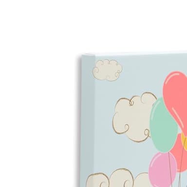 Peanuts Snoopy Balloon Adventure Gallery Wrapped Canvas Wall Decor - Adorable Snoopy Wall Art for Kids' Bedroom or Nursery - Image 4