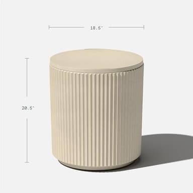 Veradek Cooler Side Table - 2 in 1 - Designed for use as Outdoor Side Table, Patio Decor and Ice Chest - Image 3