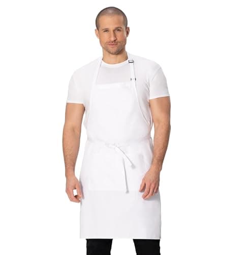 Chef Works Unisex Butcher Apron, White, One Size - Image 1