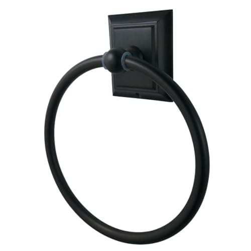 Kingston Brass Millennium Towel-Ring, 7.63", Oil Rubbed Bronze - Image 1
