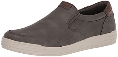 Nunn Bush mens Kore City Walk Moccasin Toe Sneaker Style Slip on Shoe Loafer, Grey, 8.5 US - Image 1