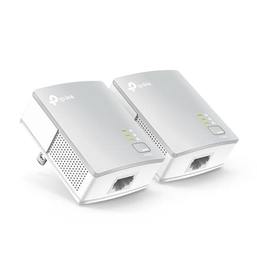 TP-Link AV600 Powerline Ethernet Adapter Kit - Gigabit Port, Plug Pair &Play, Power Saving, Nano Sized Powerline Network Adapter (TL-PA4010 KIT) - Image 1