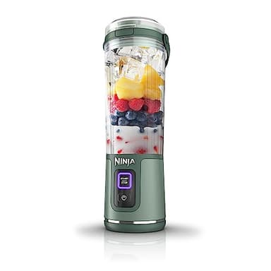 Ninja BC151EM Blast Portable Blender, Cordless, 18oz. Vessel, Personal Blender-for Shakes & Smoothies, BPA Free, Leakproof-Lid & Sip Spout, USB-C Rechargeable, Dishwasher Safe Parts, Forest Green - Image 13